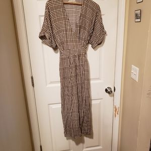 Urban Outfitters Plaid Wrap Dress